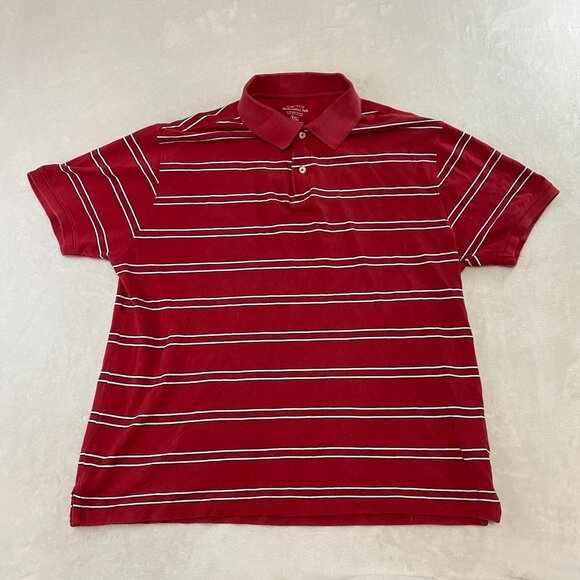 Cactus Performance Red Striped Polo Golf XXL - Picture 1 of 11